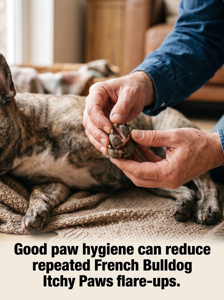 French Bulldog Itchy Paws
