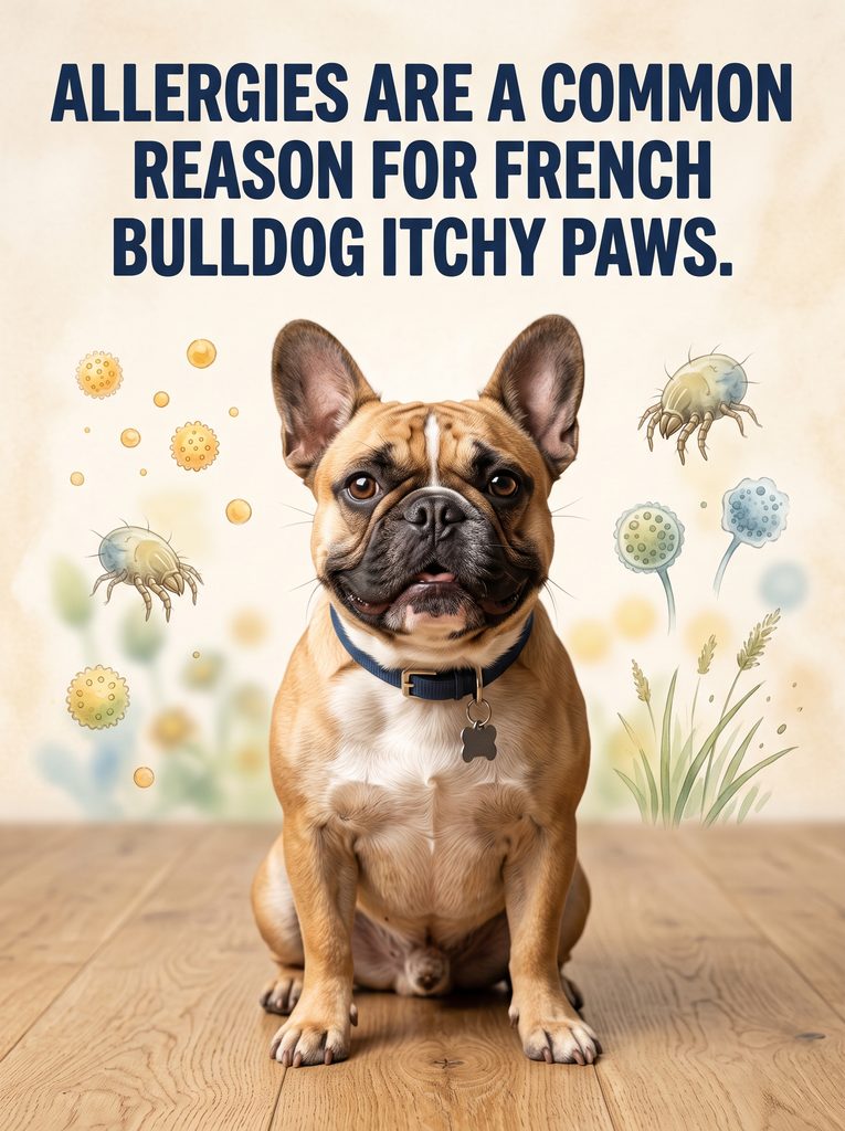 French Bulldog Itchy Paws