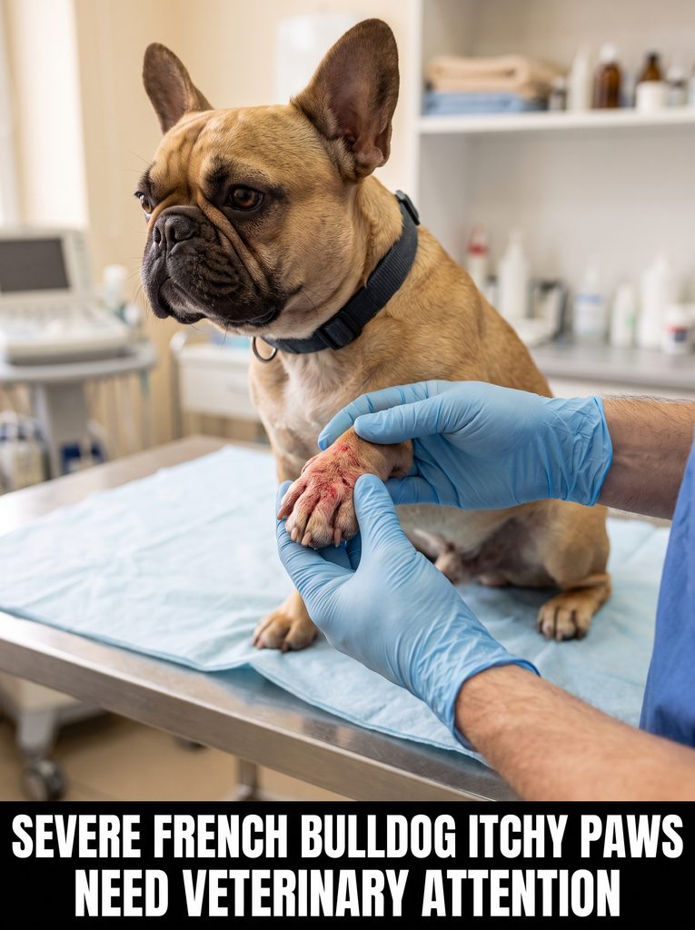 French Bulldog Itchy Paws