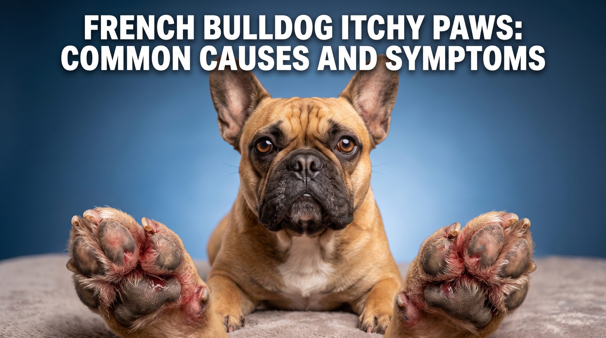 French Bulldog Itchy Paws