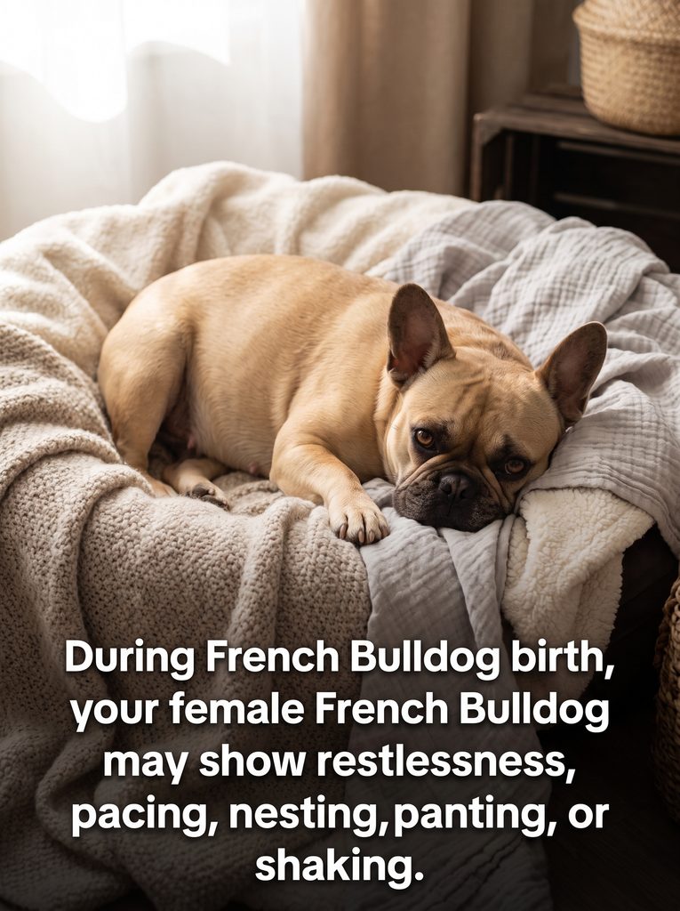 French Bulldog birth