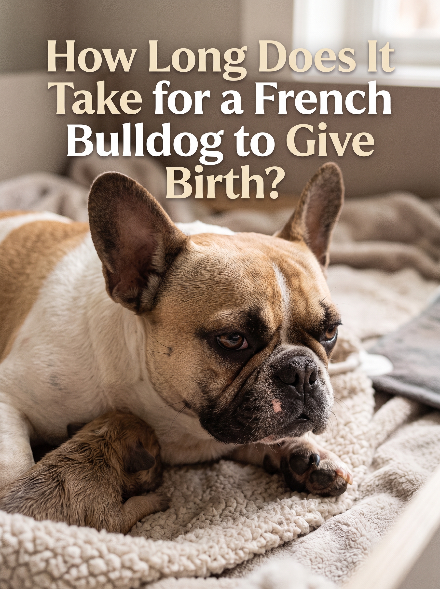 French Bulldog birth