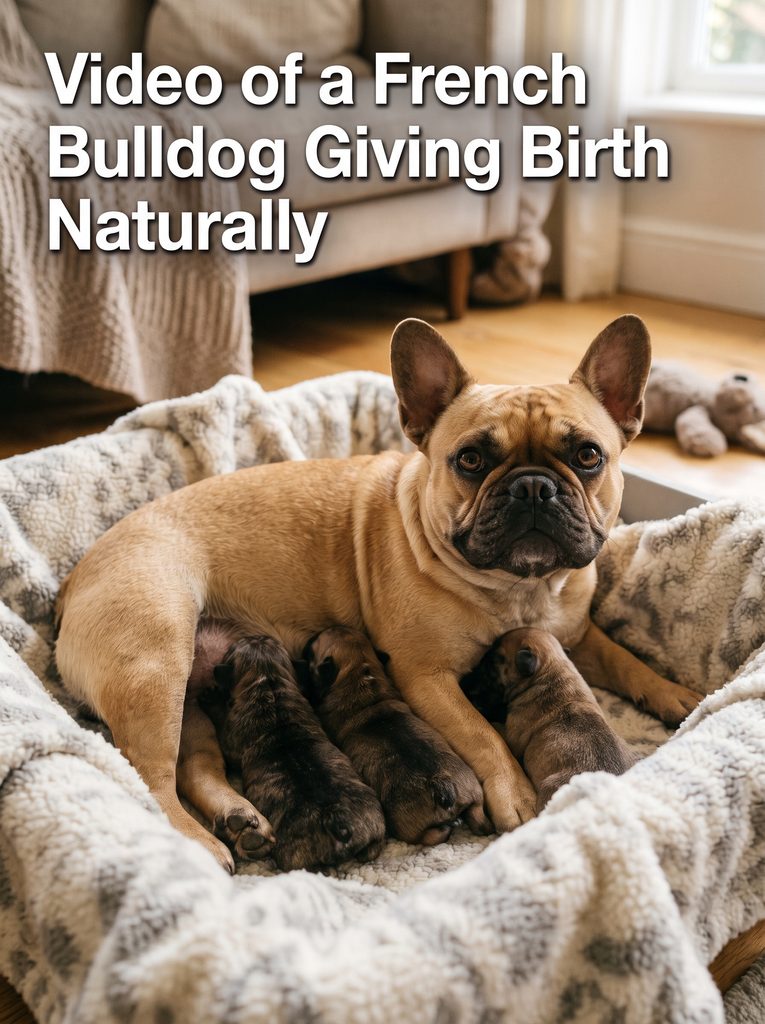French Bulldog birth