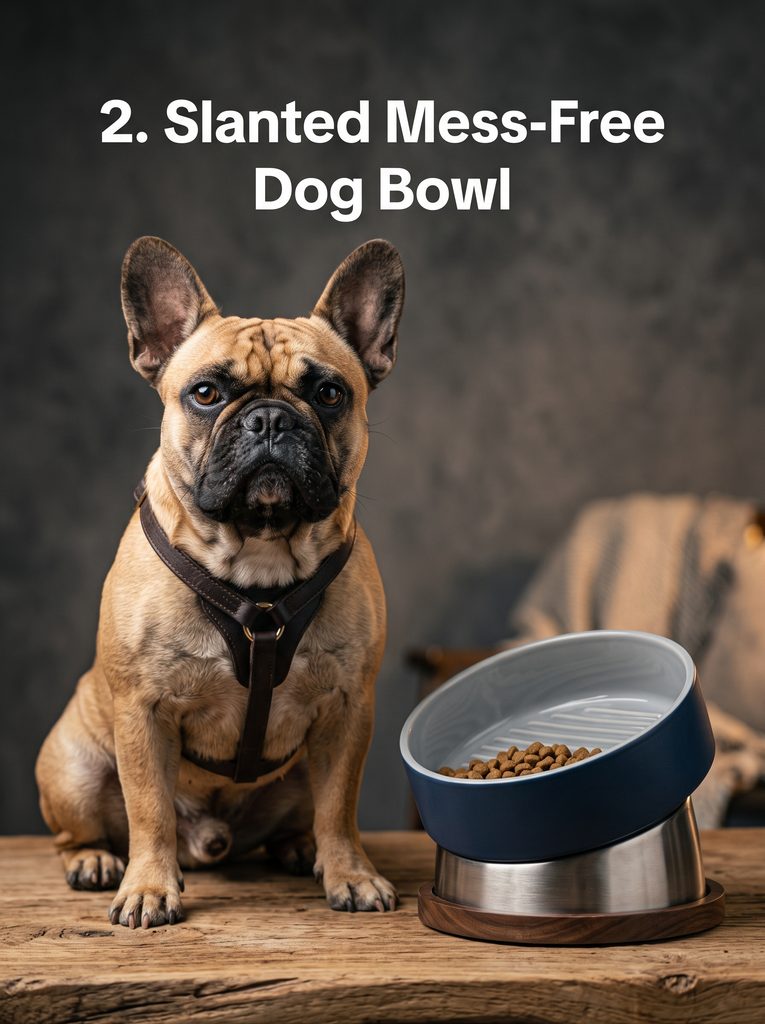 French Bulldog feeding bowl