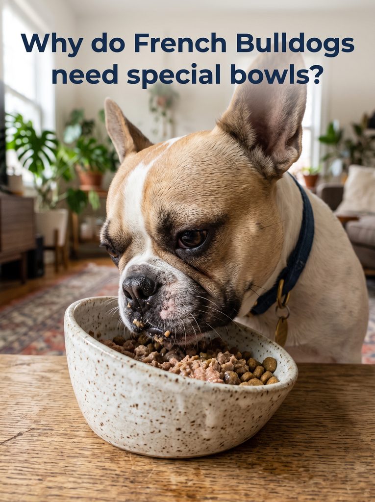 French Bulldog feeding bowl