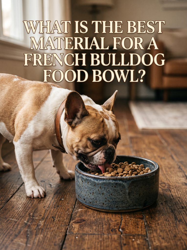 French Bulldog feeding bowl