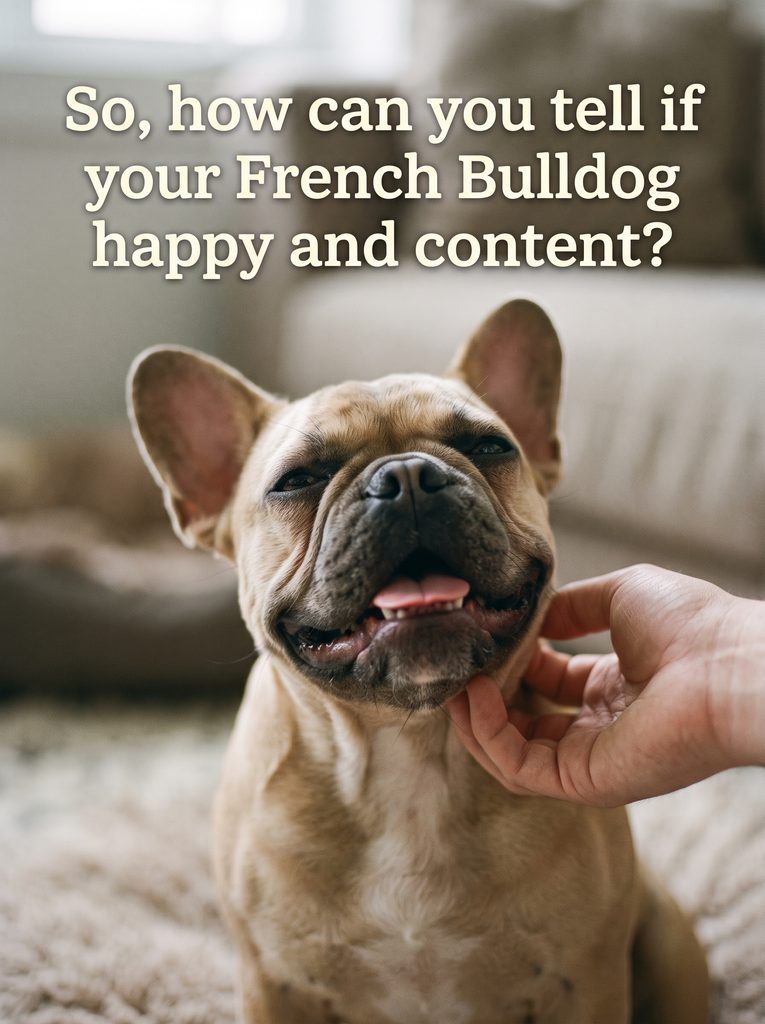 French Bulldog happy