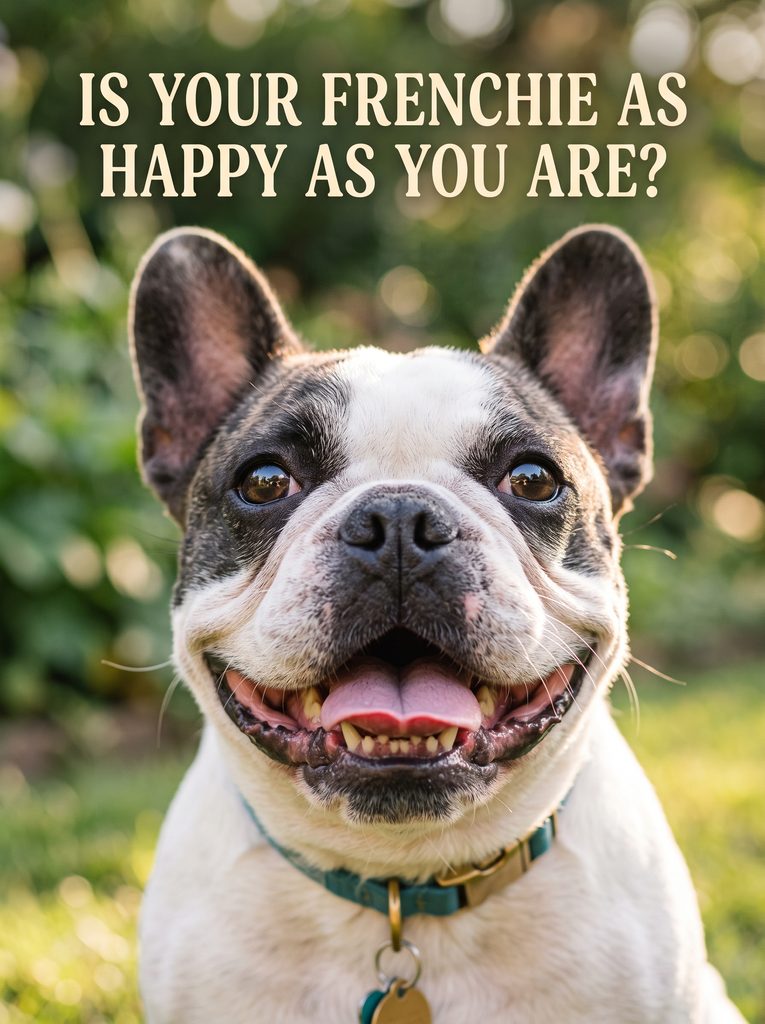French Bulldog happy