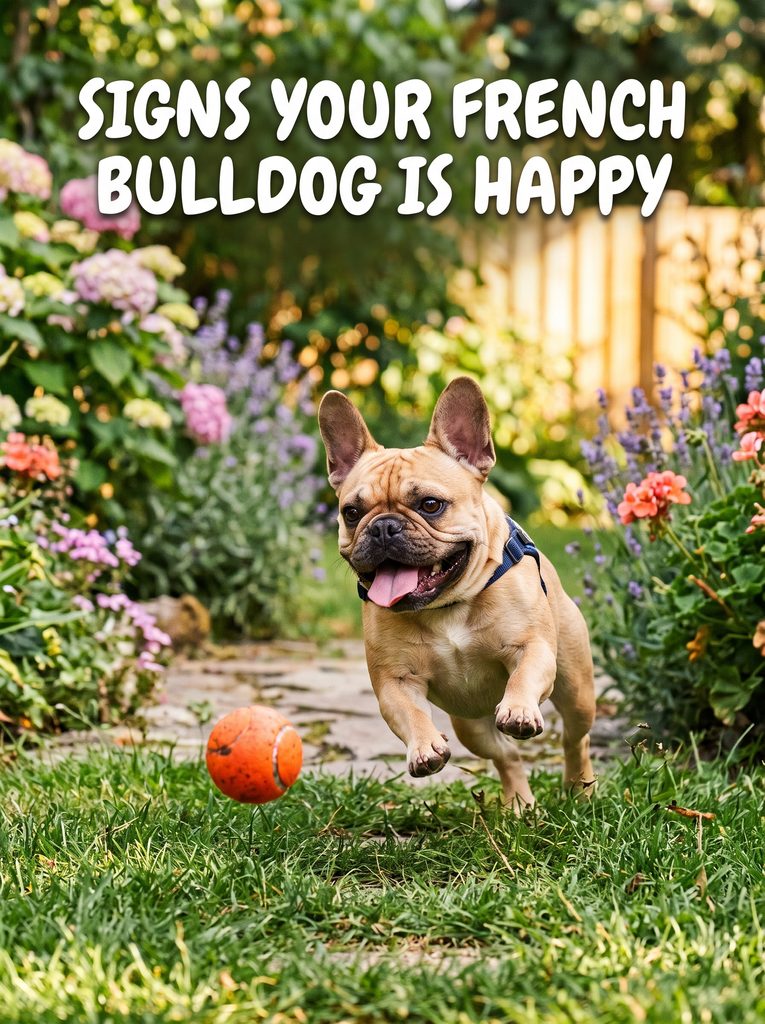 French Bulldog happy
