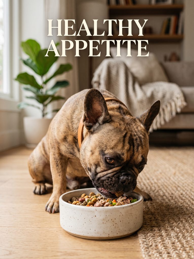 French Bulldog happy