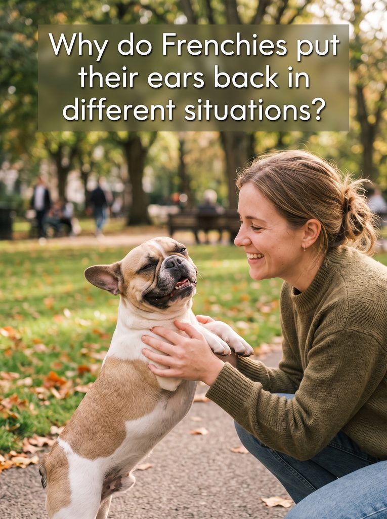 Why do Frenchies put their ears back