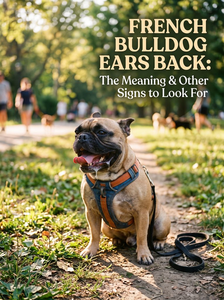 Why do Frenchies put their ears back