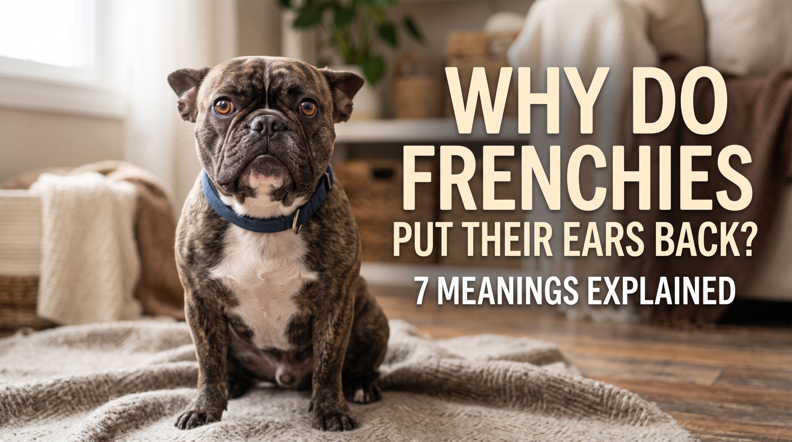 Why do Frenchies put their ears back
