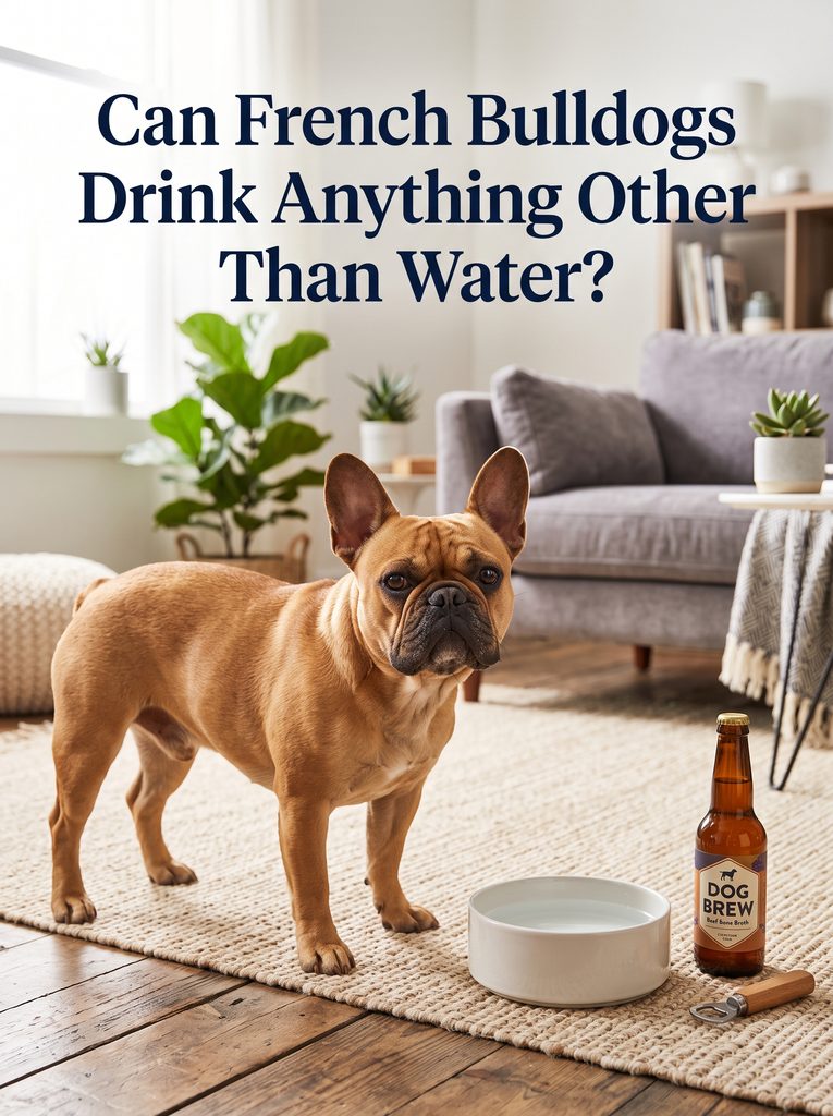 can french bulldogs drink milk