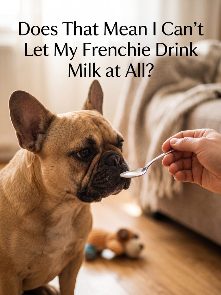 can french bulldogs drink milk