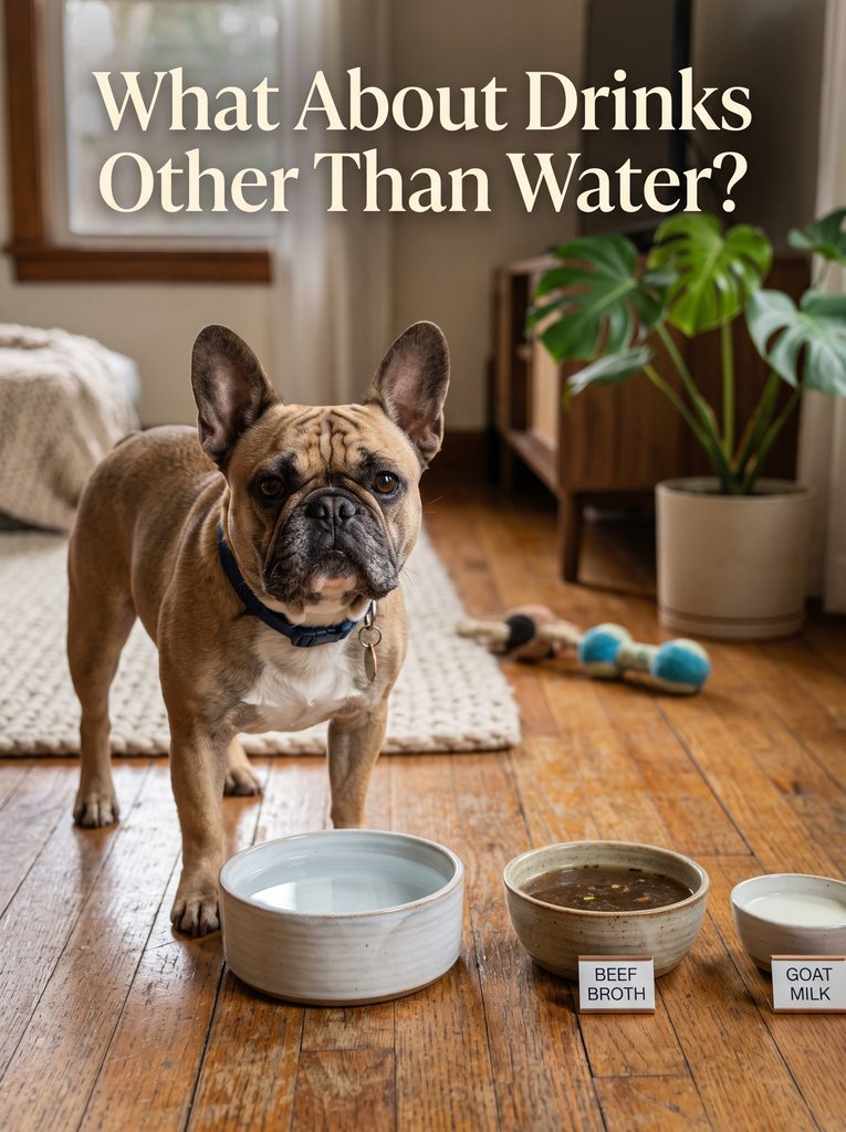 can french bulldogs drink milk