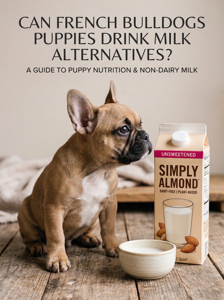 can french bulldogs drink milk