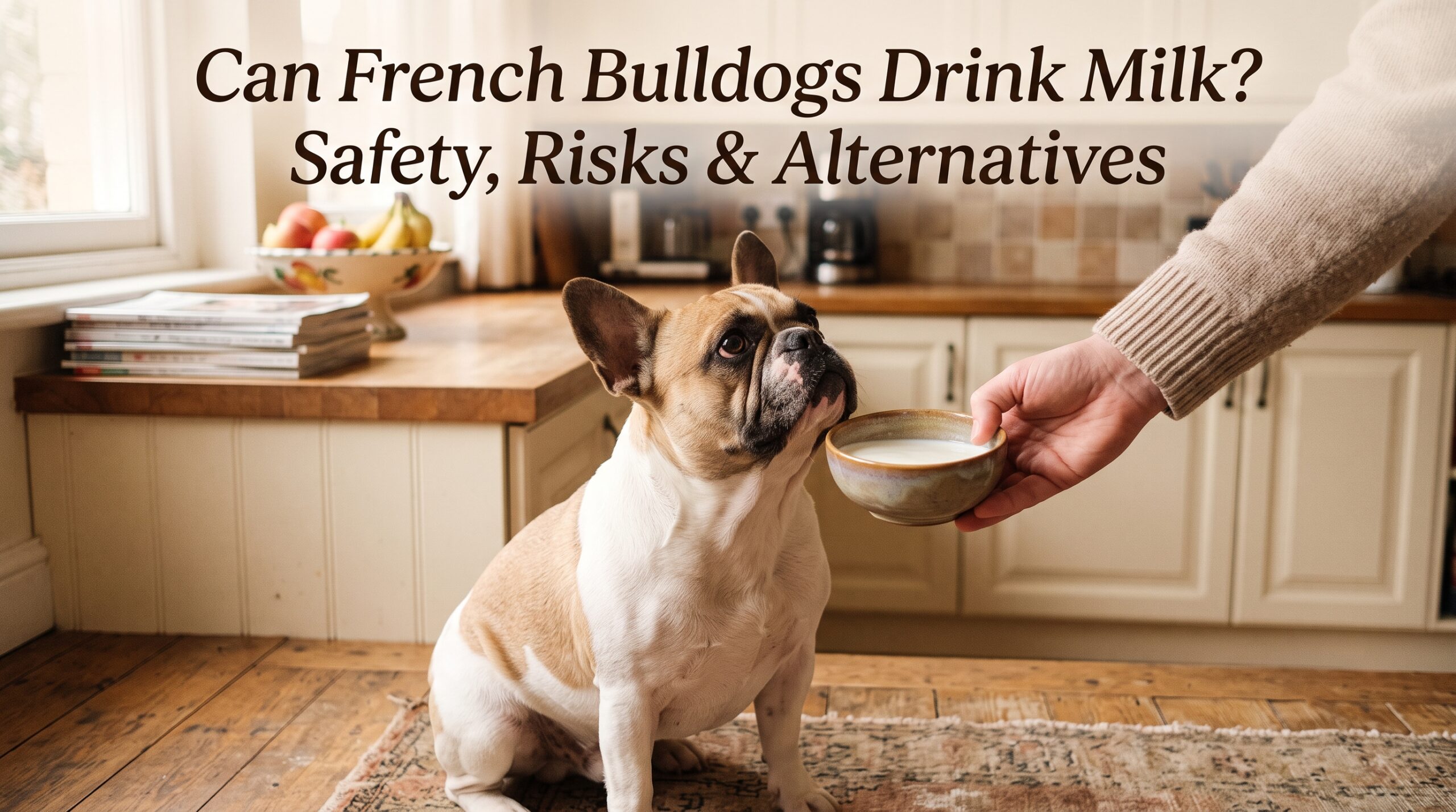 can french bulldogs drink milk