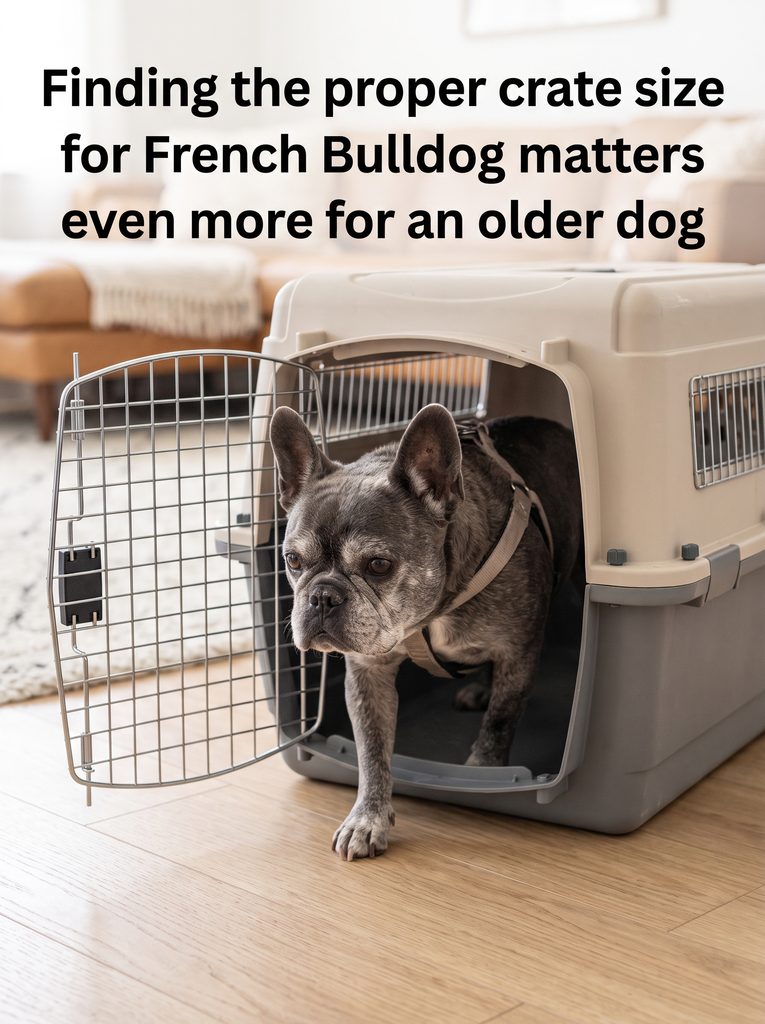 crate size for French Bulldog