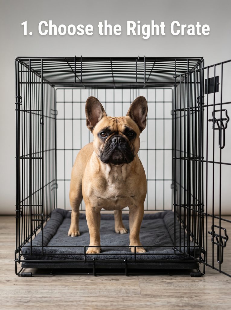 crate size for French Bulldog