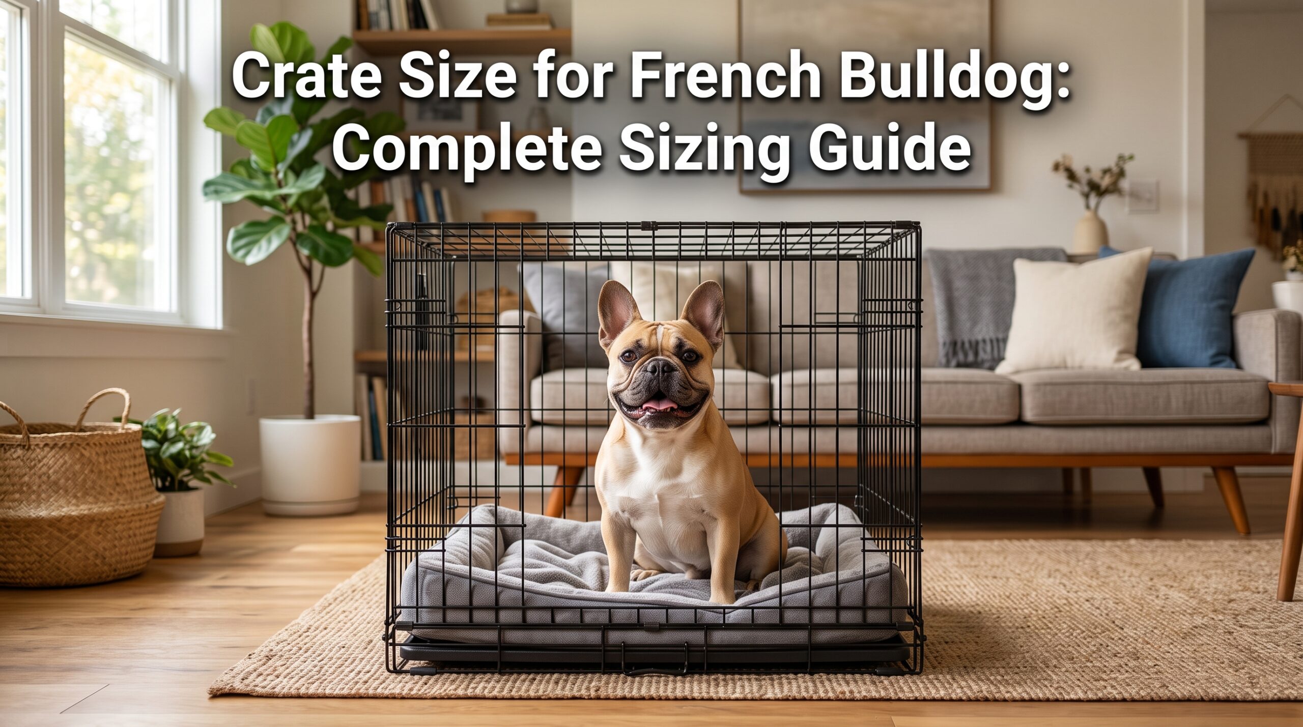 crate size for French Bulldog
