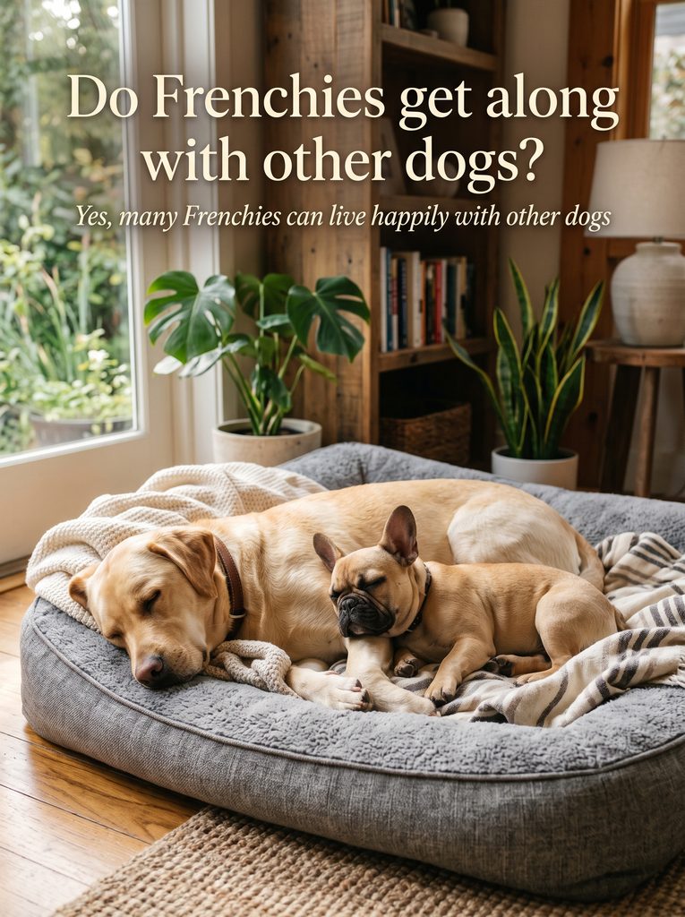 do Frenchies get along with other dogs