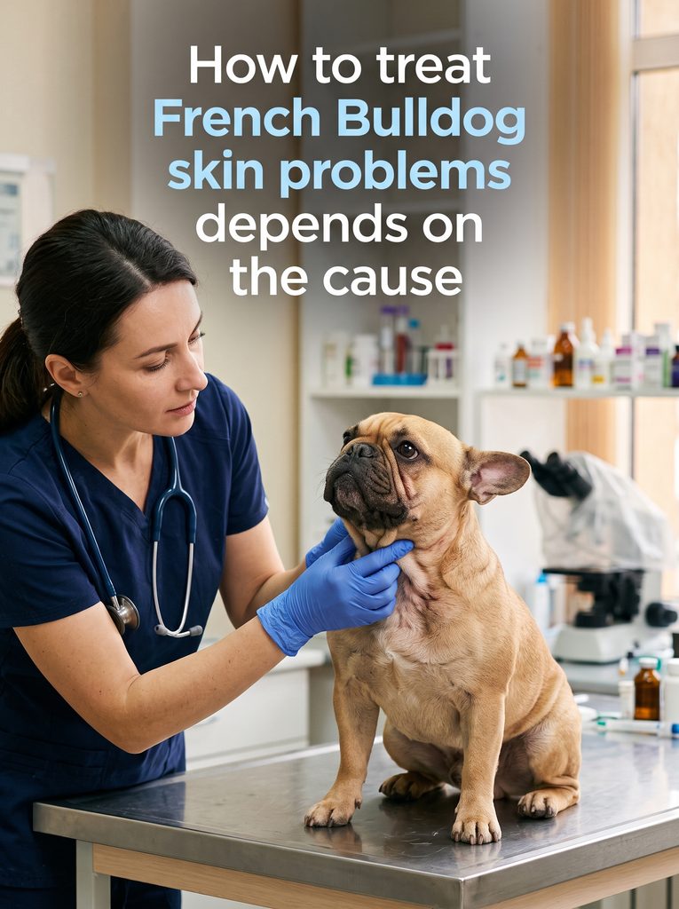 how to treat French Bulldog skin problems