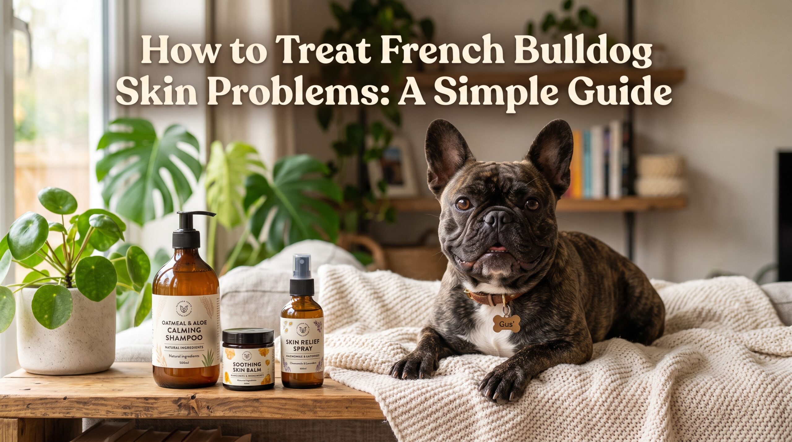how to treat French Bulldog skin problems
