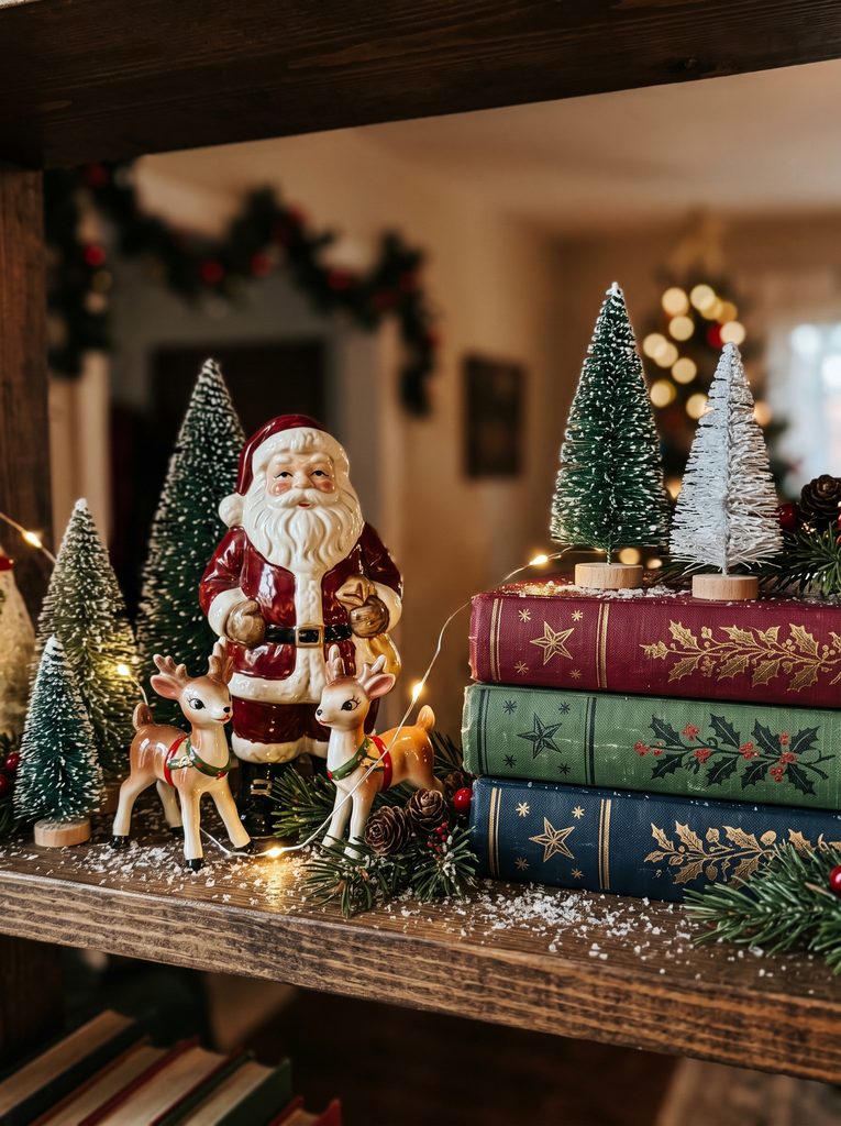 christmas shelf decor ideas