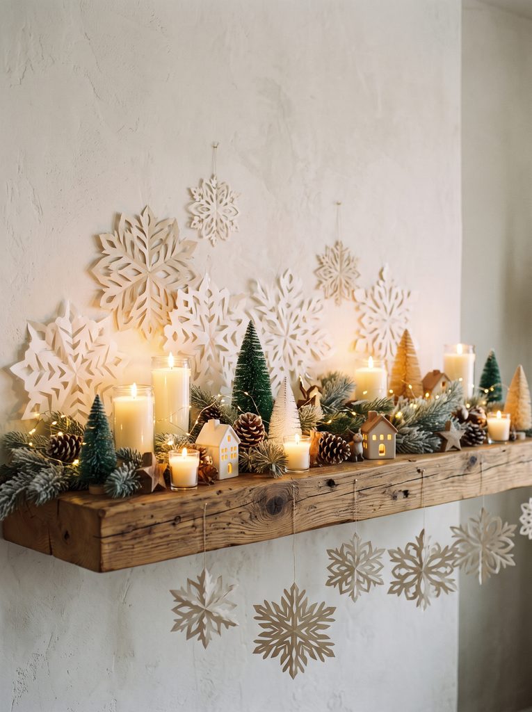 christmas shelf decor ideas