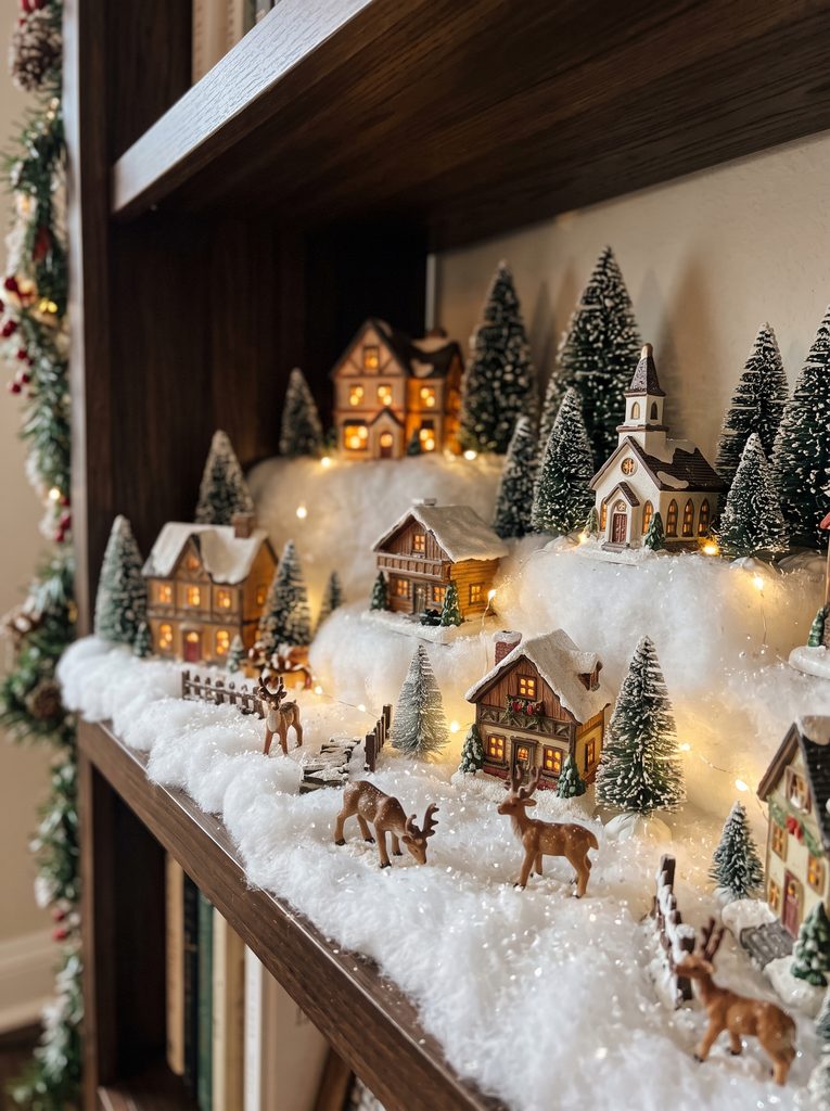 christmas shelf decor ideas
