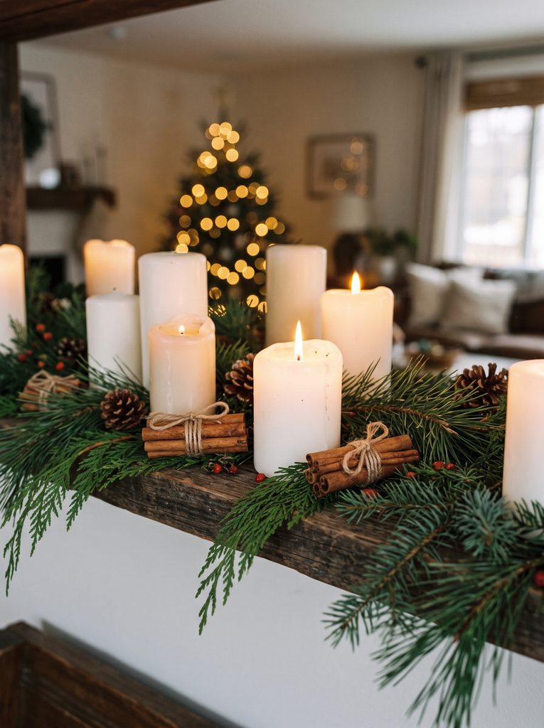 christmas shelf decor ideas