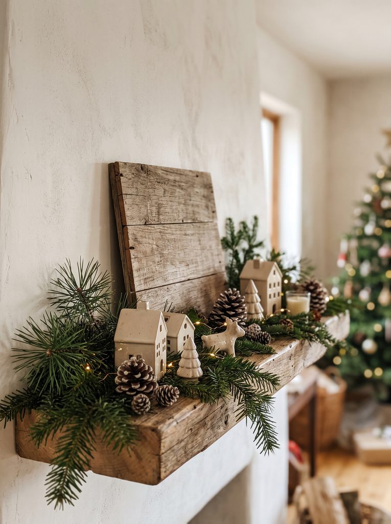 christmas shelf decor ideas