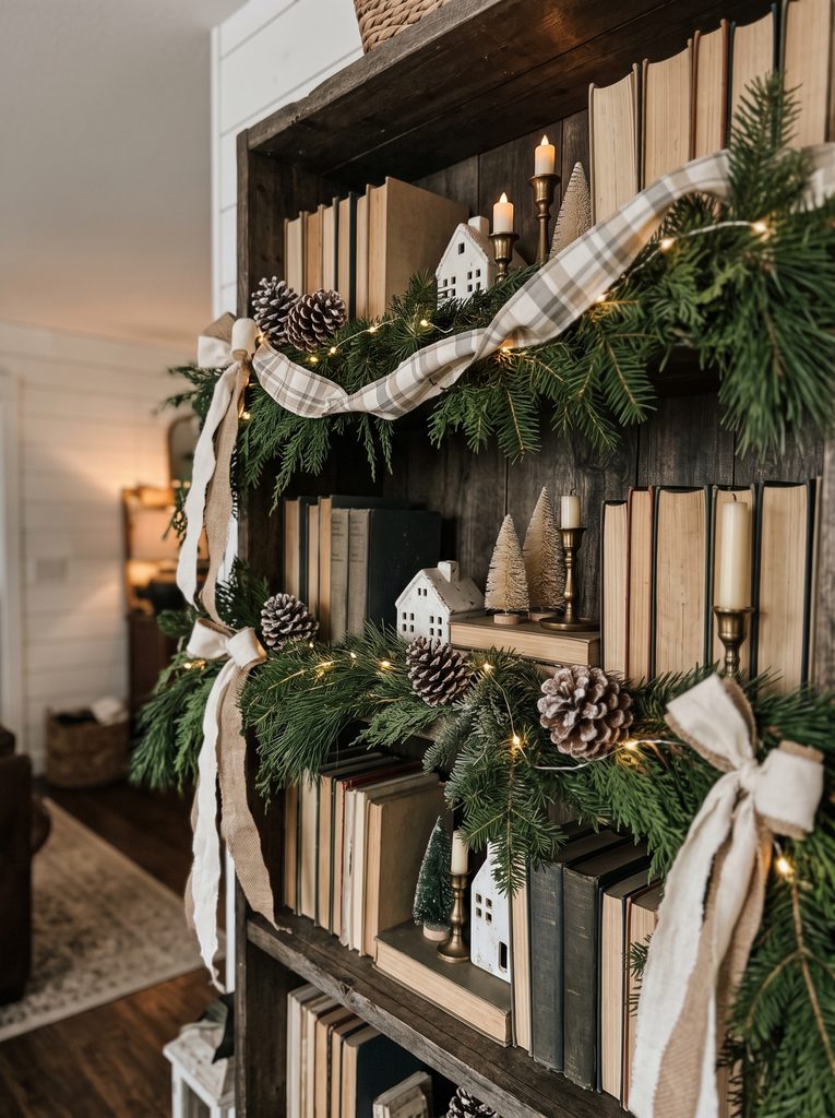 christmas shelf decor ideas