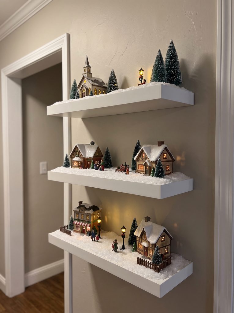 diy christmas village displays