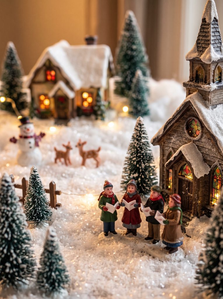diy christmas village displays