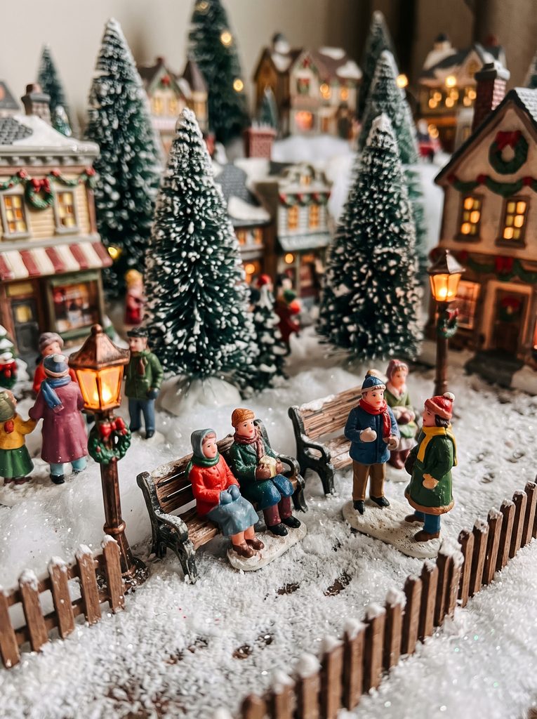 diy christmas village displays