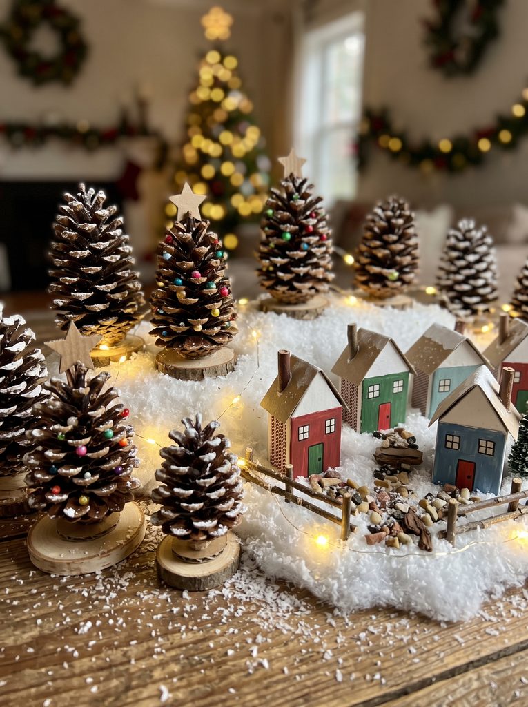 diy christmas village displays