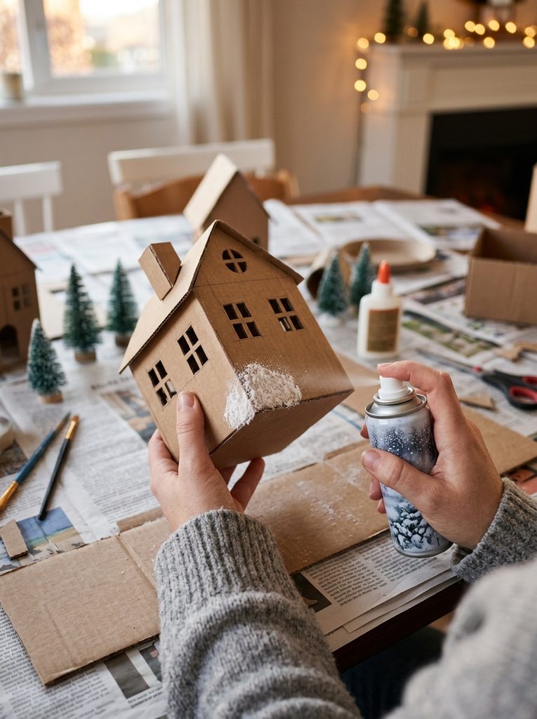 diy christmas village displays