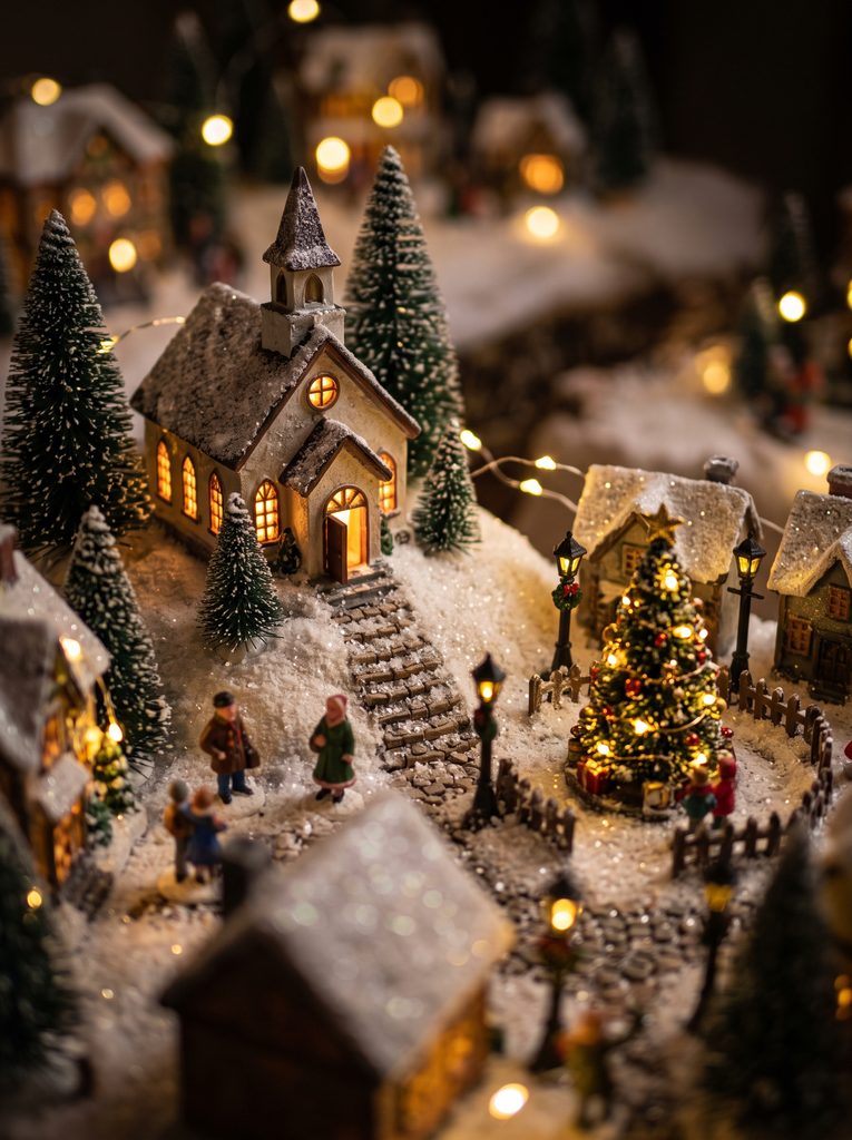 diy christmas village displays