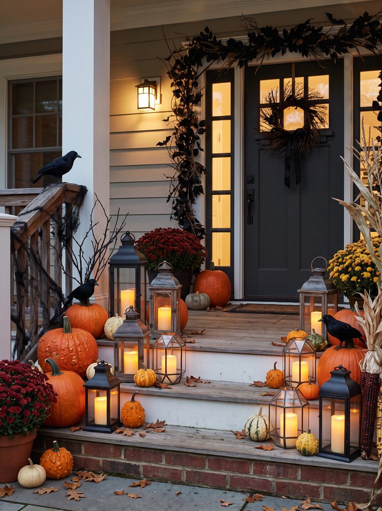 halloween front porch decorating ideas