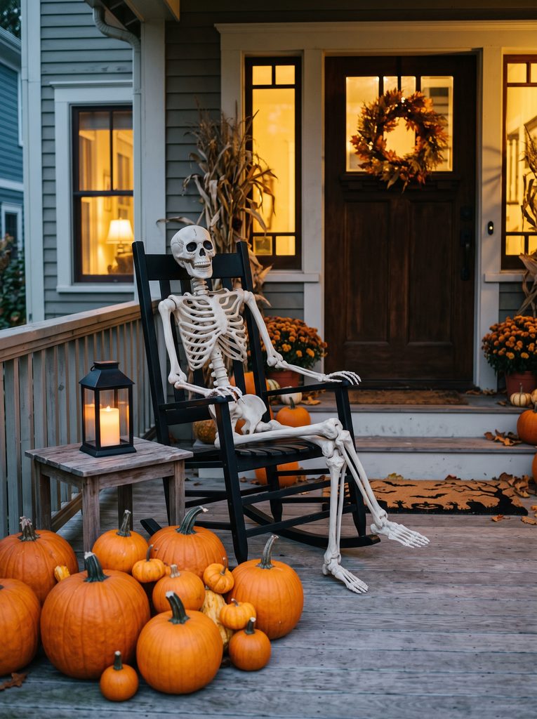 halloween front porch decorating ideas