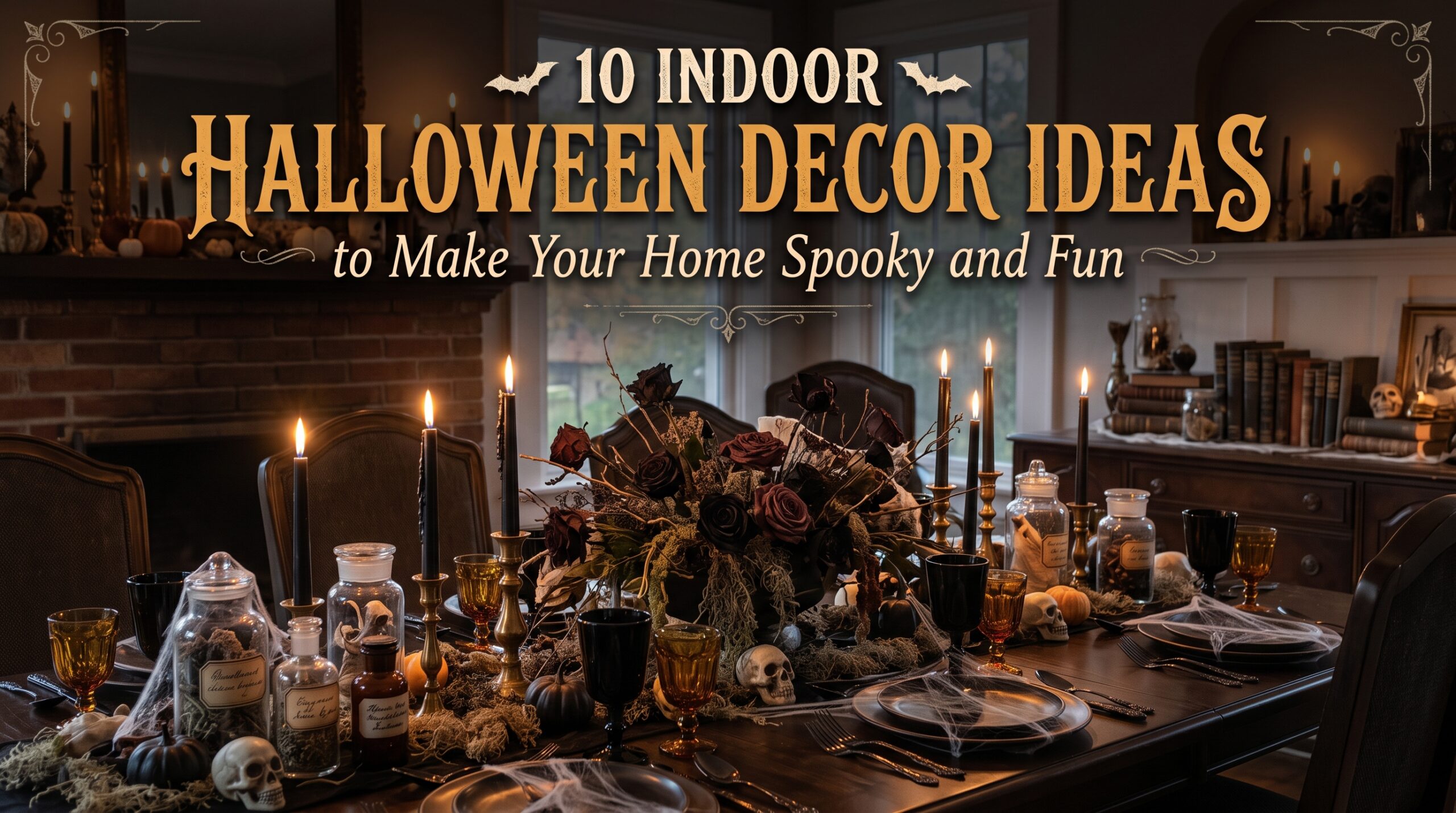 indoor halloween decor ideas