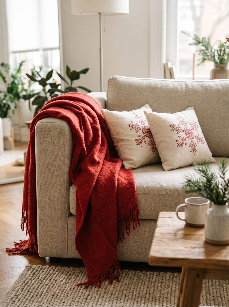 small living room christmas decor ideas