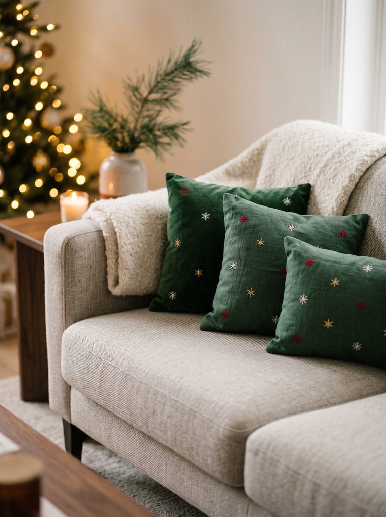 small living room christmas decor ideas