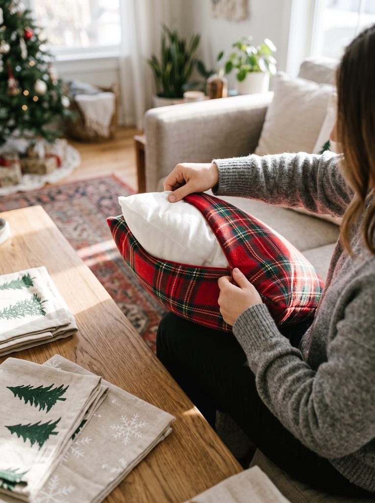 small living room christmas decor ideas