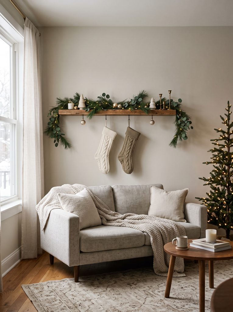 small living room christmas decor ideas
