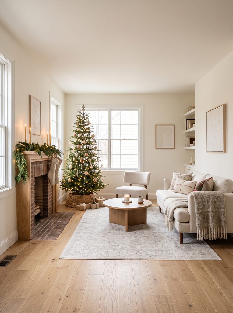 small living room christmas decor ideas