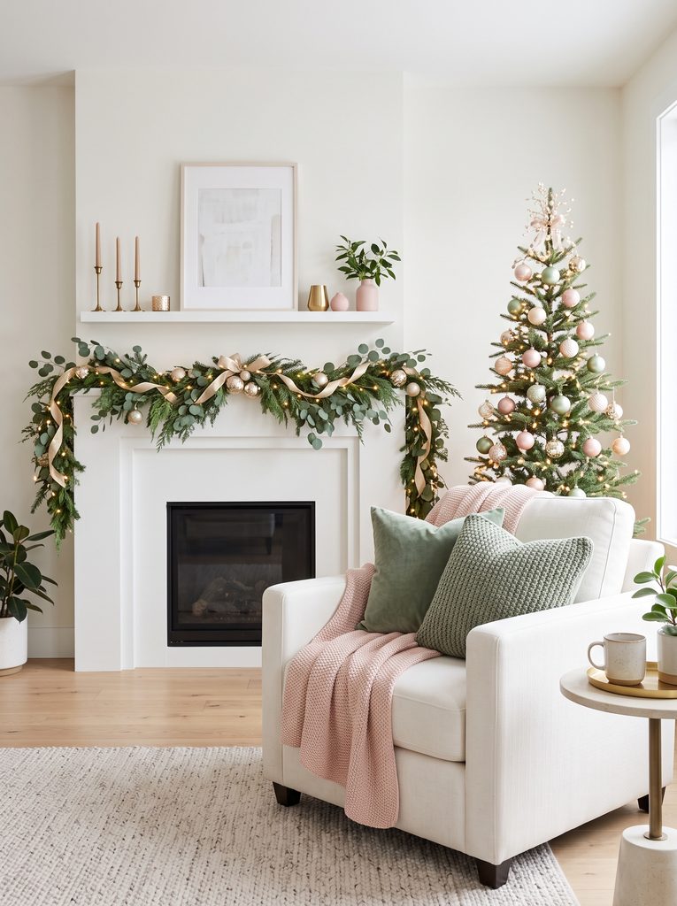 small living room christmas decor ideas