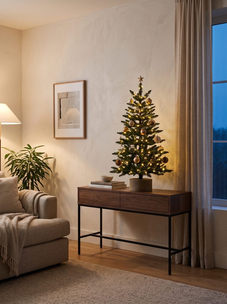small living room christmas decor ideas